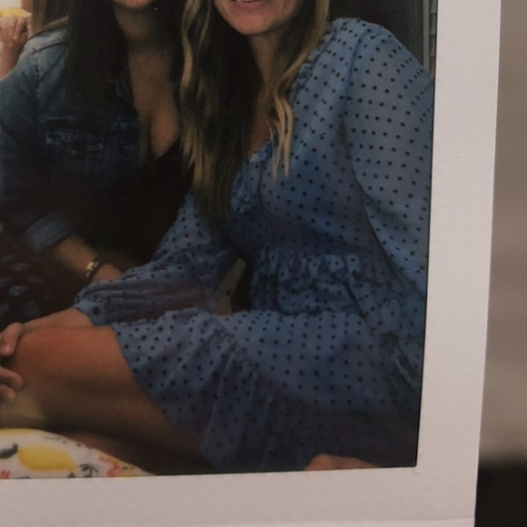 LIKE NEW Zara Blue Ruffle Dress - Picture 7 of 7